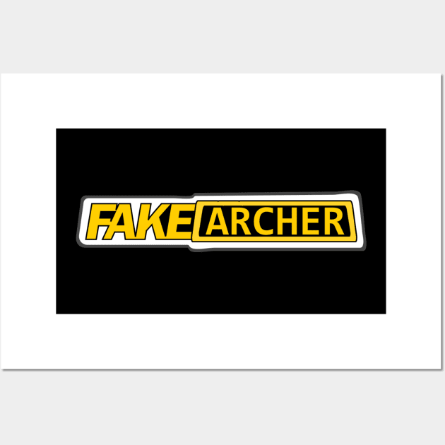 Fake Archer Wall Art by Good Big Store